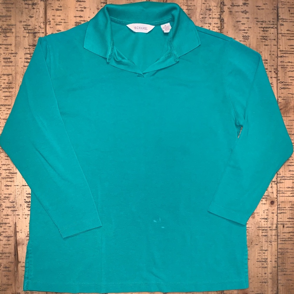 vintage Bechamel 3/4 sleeve polo